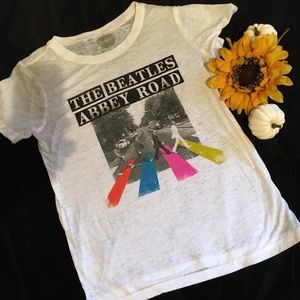 The Beatles Abbey Road sheer tee. Size small